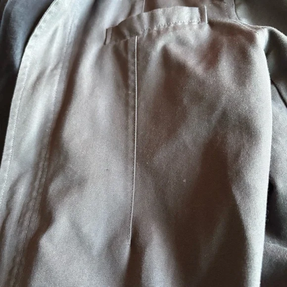 Reiss men field jacket made in Portugal charcoal gray bird graphic back SZ Large